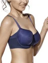 Sujetador Selene Violeta C-D-E-F de gran capacidad con aros y relleno