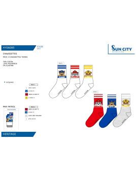 Pack 3 Calcetines Sport Paw Patrol Sun City Sun City - 1