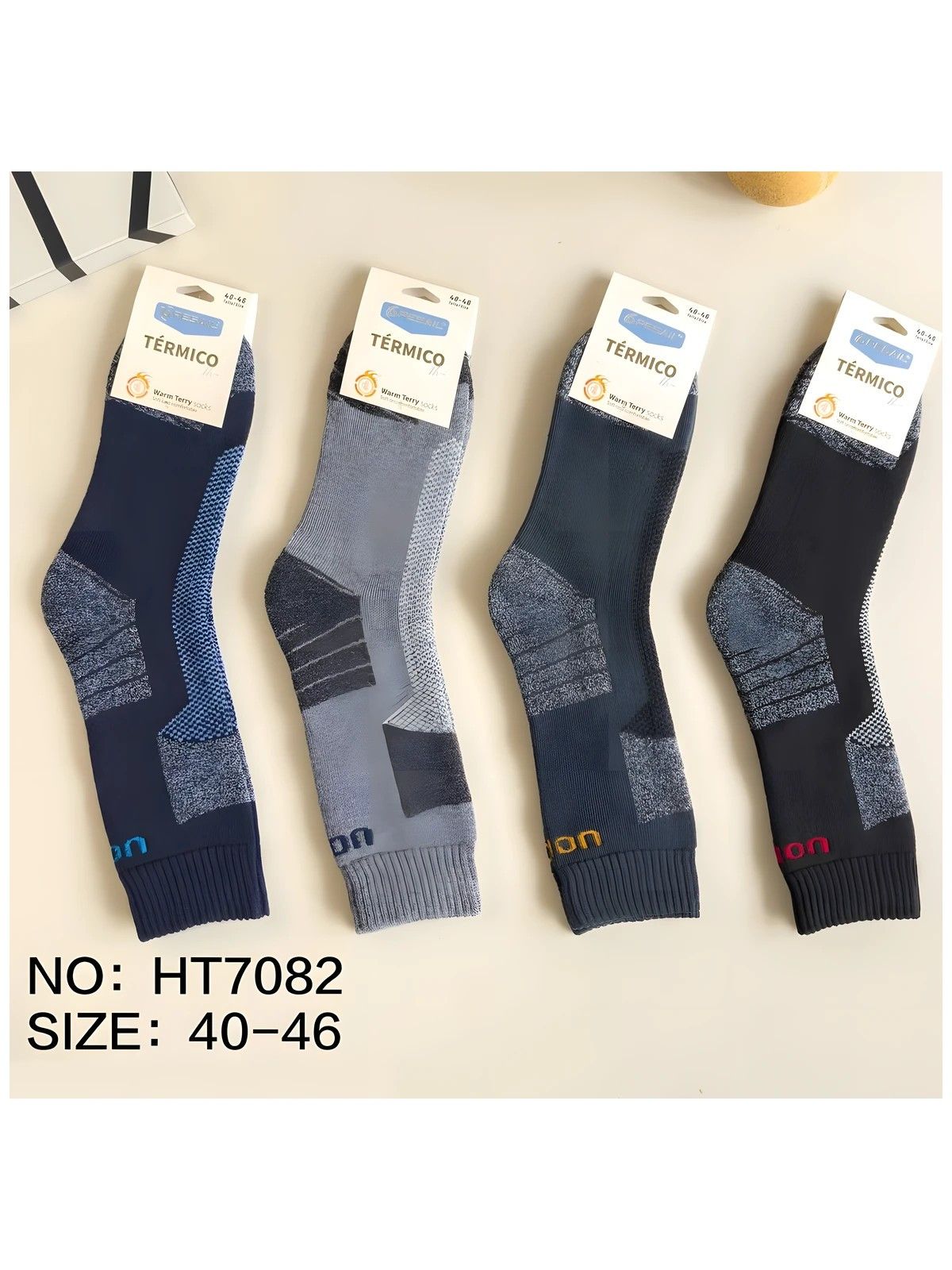 Calcetines térmicos hombre Pesail HT7082 - vista 2 Calcetines térmicos hombre Pesail HT7082 - vista 2
