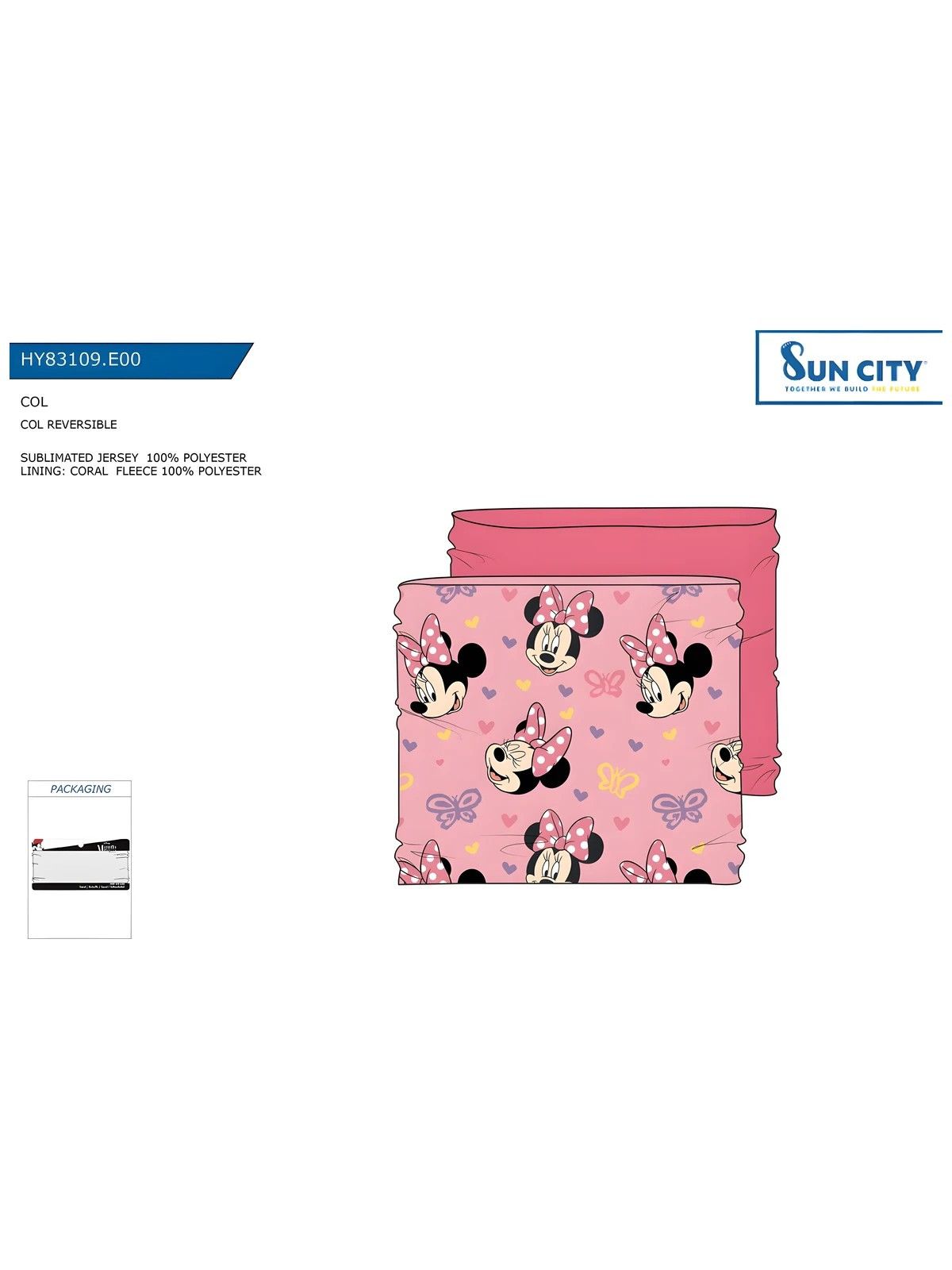 Braga Cuello Coralina Minnie Sun City - 1