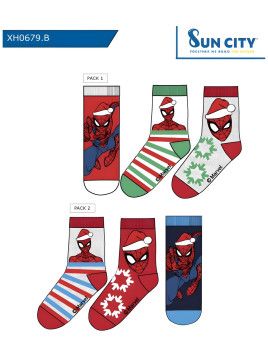 Caja Calcetines Spiderman Pack 3 Sun City Sun City - 1