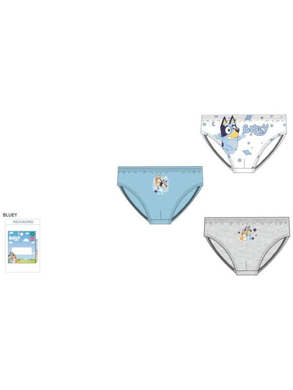 Pack 3 Bragas Bluey Sun City Sun City - 1