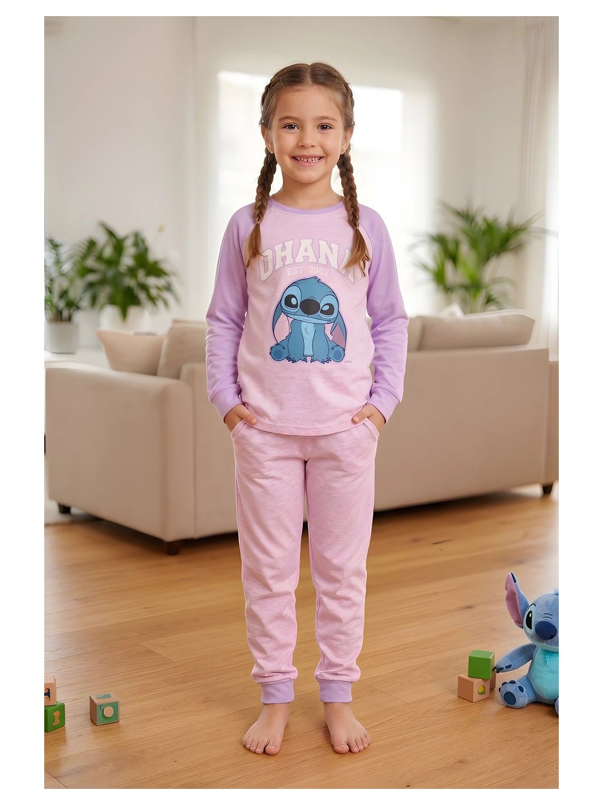 Pijama largo Lilo Stitch Sun City ZH20185 Interlock