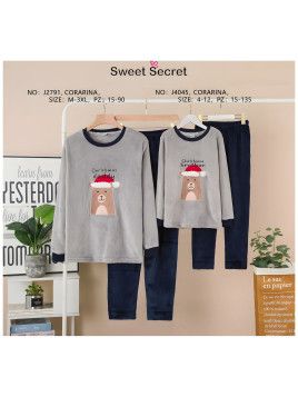Pijama Coralina Hombre Cro J2791 Sweet Secret - vista 2