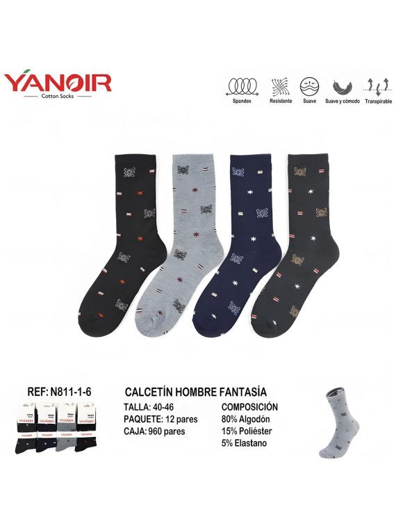 Calcetin Fantasia Hombre Yanoir - 4