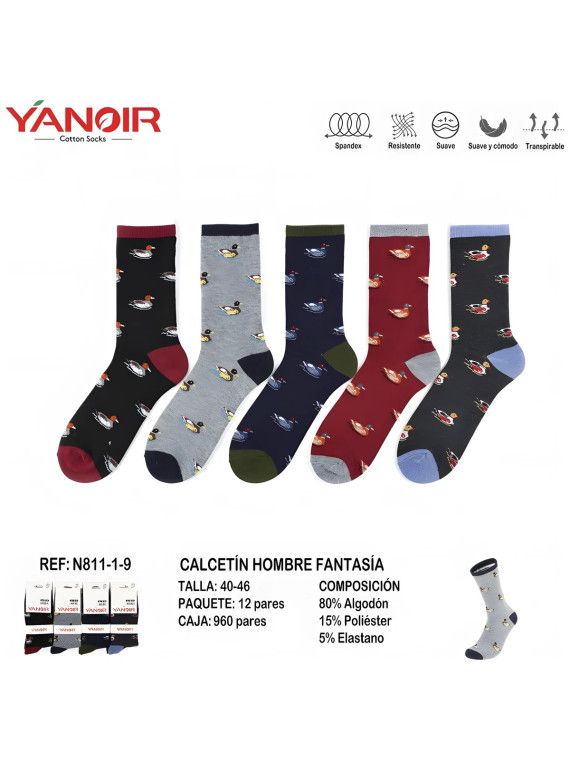 Calcetin Fantasia Hombre Yanoir - 5