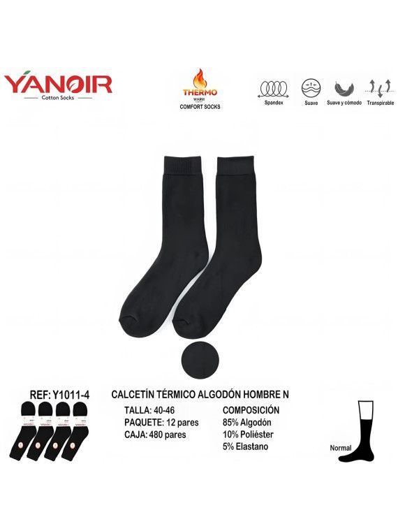 Calcetines Yanoir hombre colores 12, 13, 14 y negro