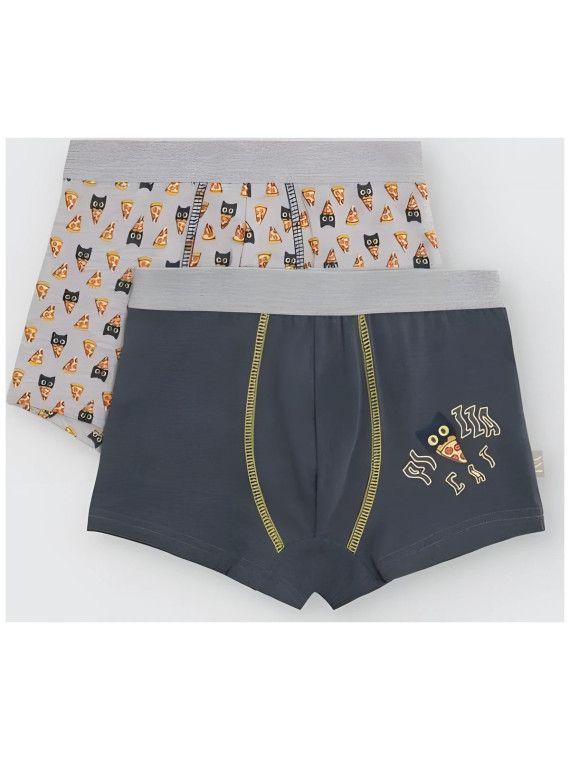 Pack 2 bóxer infantil Ysabel Mora 18477 panda pizza woof-woof Pack 2 bóxer infantil Ysabel Mora 18477 panda pizza woof-woof
