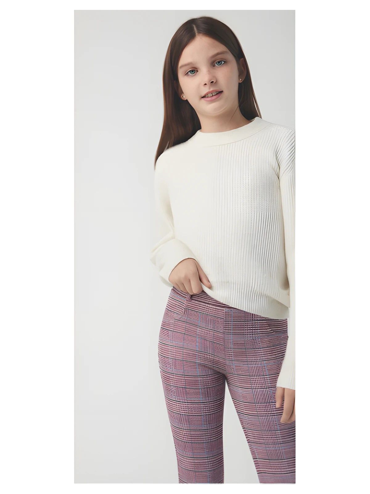 Leggings niña cuadros Ysabel Mora 33204