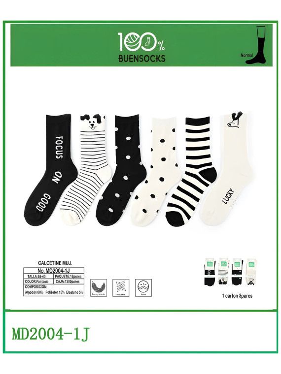 Calcetin Mujer Buen Socks Buensocks - 6 Calcetin Mujer Buen Socks Buensocks - 6