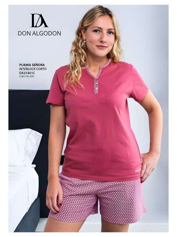 Pijama corto Don Algodón DA25401C - vista 2