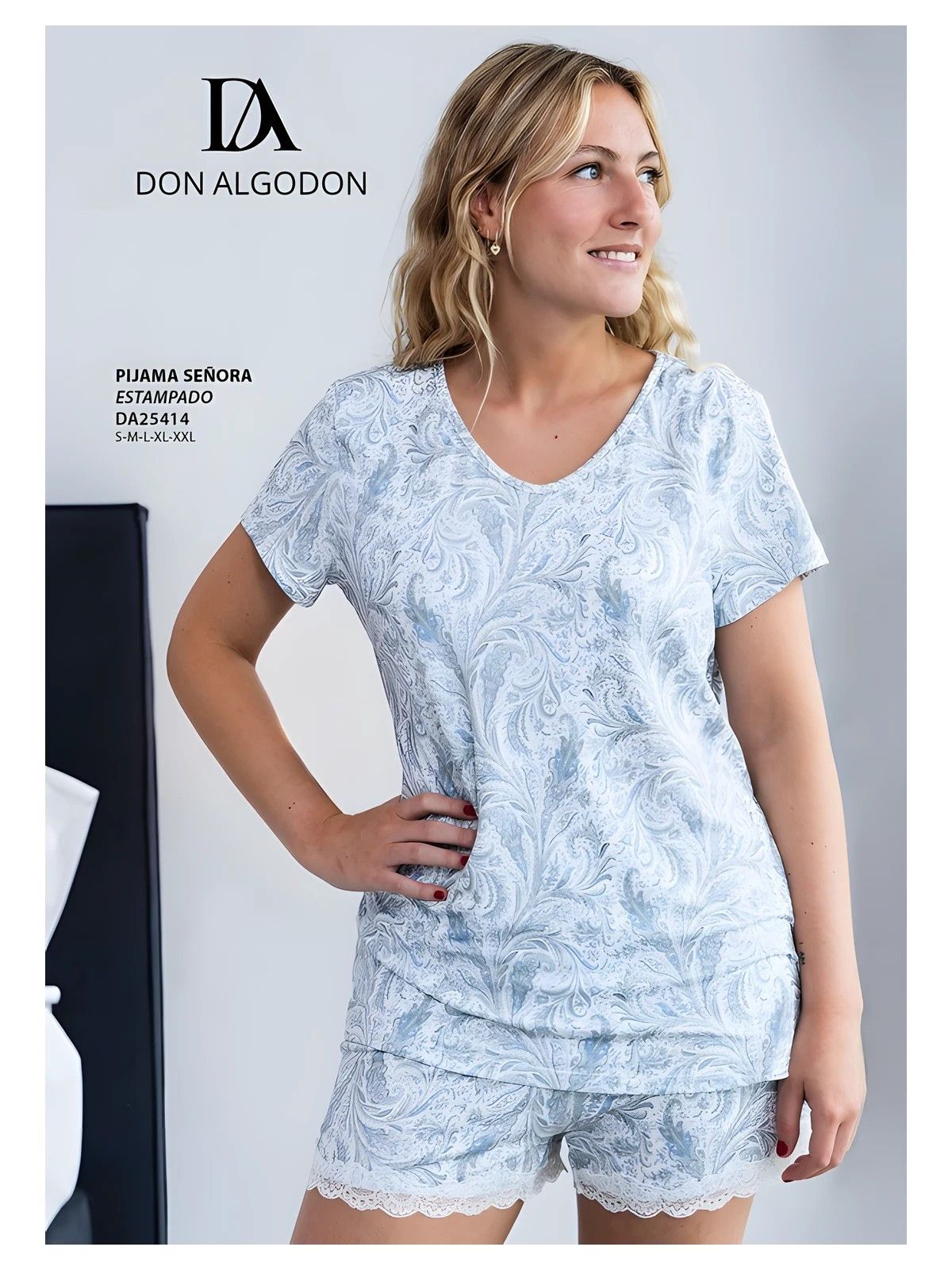 Pijama corto mujer Don Algodón DA25414 - vista 2