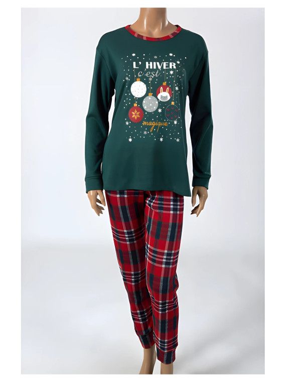 Pijama Navidad mujer Trotes 3600
