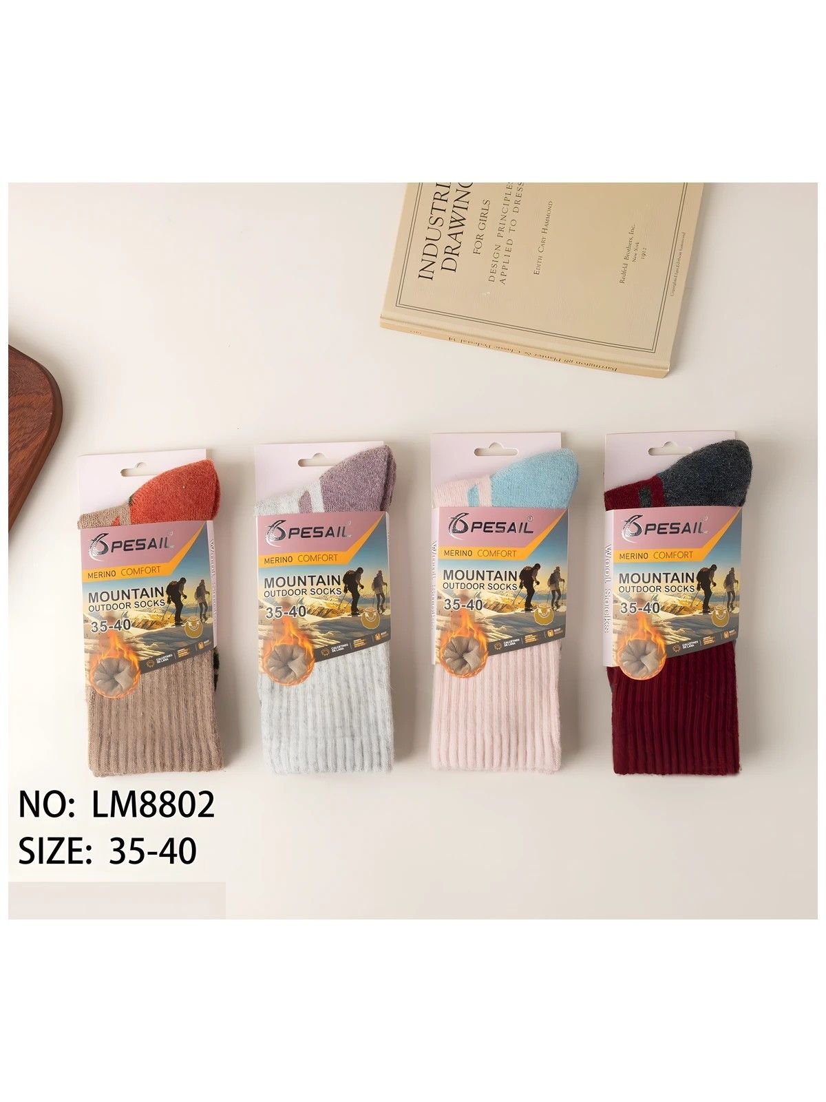 Calcetines de Lana Merino Pesail LM8802 - vista 2