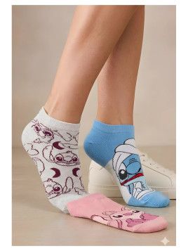 Pack 3 tobilleros Lilo & Stitch Sun City