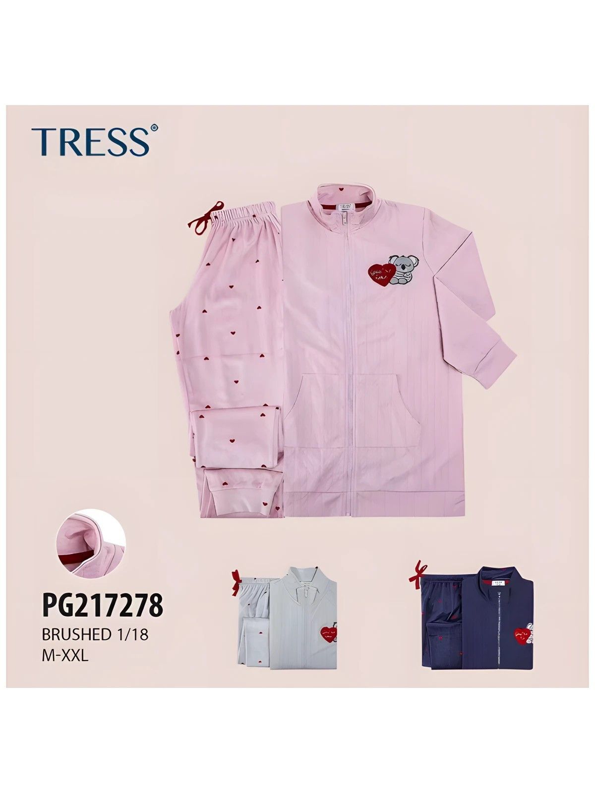 Pijama afelpado mujer Tress Pg217278 - vista 2