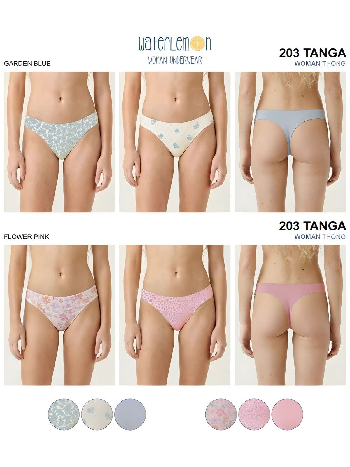 203 Tanga Pack de 3 Waterlemon Waterlemon - 2