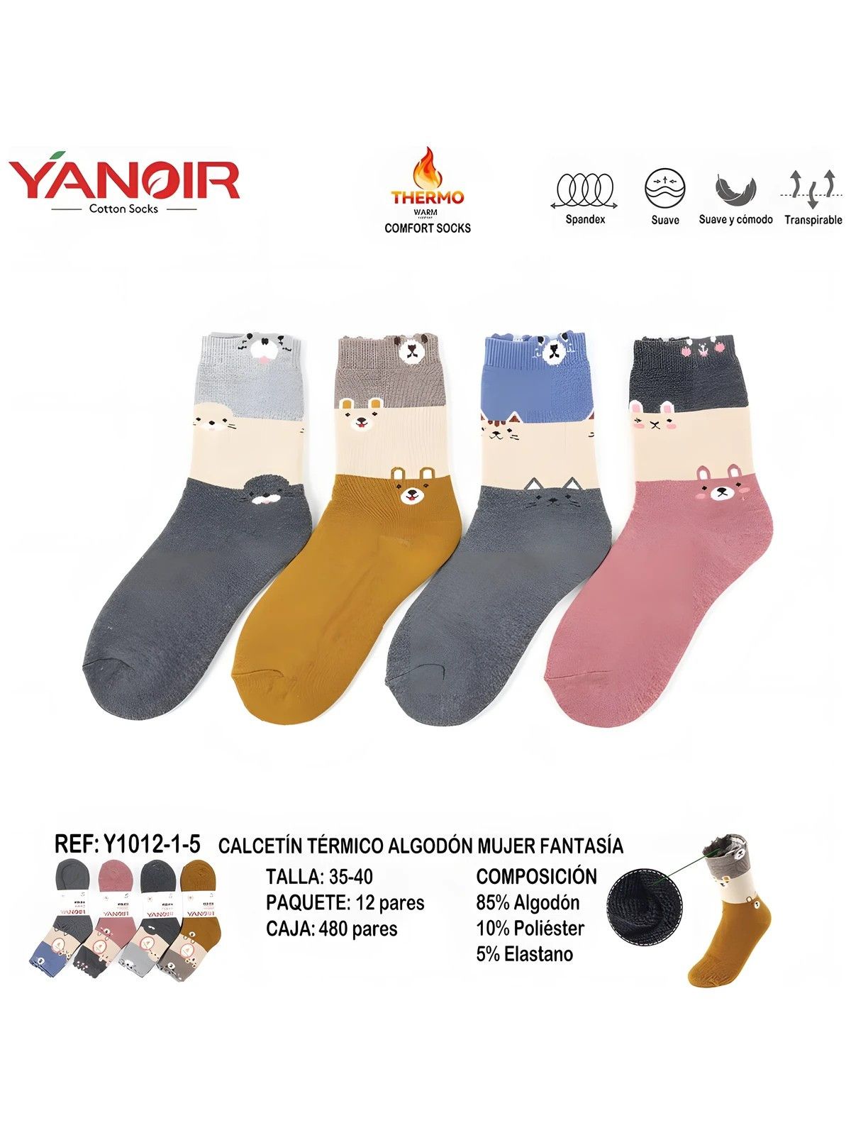 Calcetin Y1012 Yanoir 35-40 Yanoir - 10