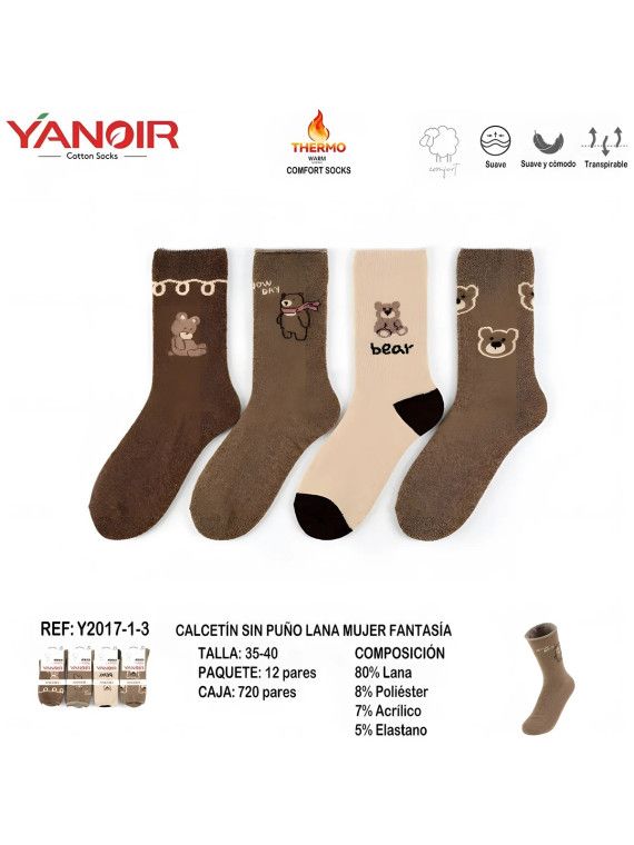 Calcetin Lana Yanoir Yanoir - 3