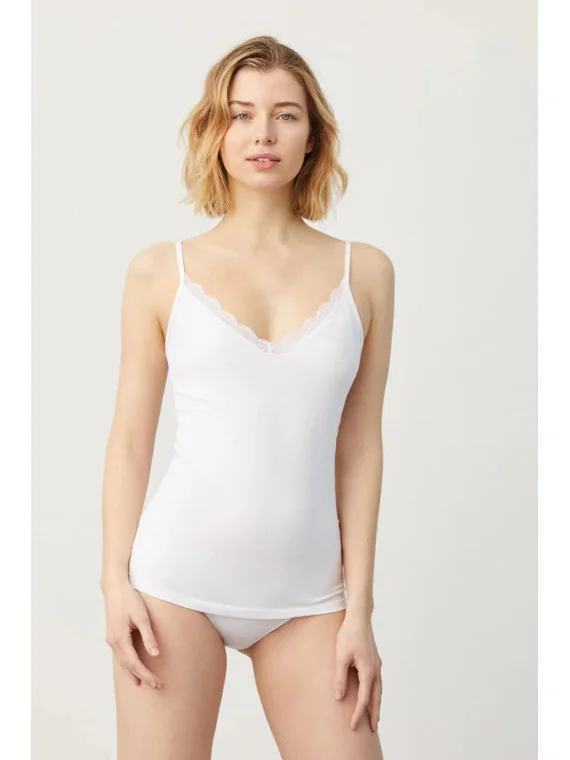 Camiseta Interior Mujer Ysabel Mora - Lencera Algodón|El Cajón de Noe