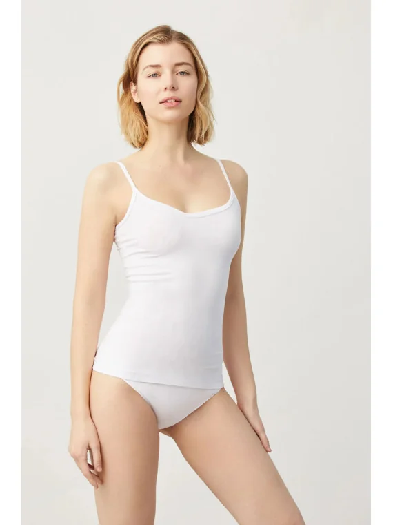 Camiseta Interior Mujer Ysabel Mora - Tirante Fino Algodón|El Cajón de Noe