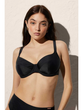 Bikini Aro Reductor con Tirantes Regulables con Braga bikini Negro | Copa E | Ysabel Mora BAÑADORES 2024 Ysabel Mora