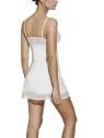 Camisón de novia de satén y encaje